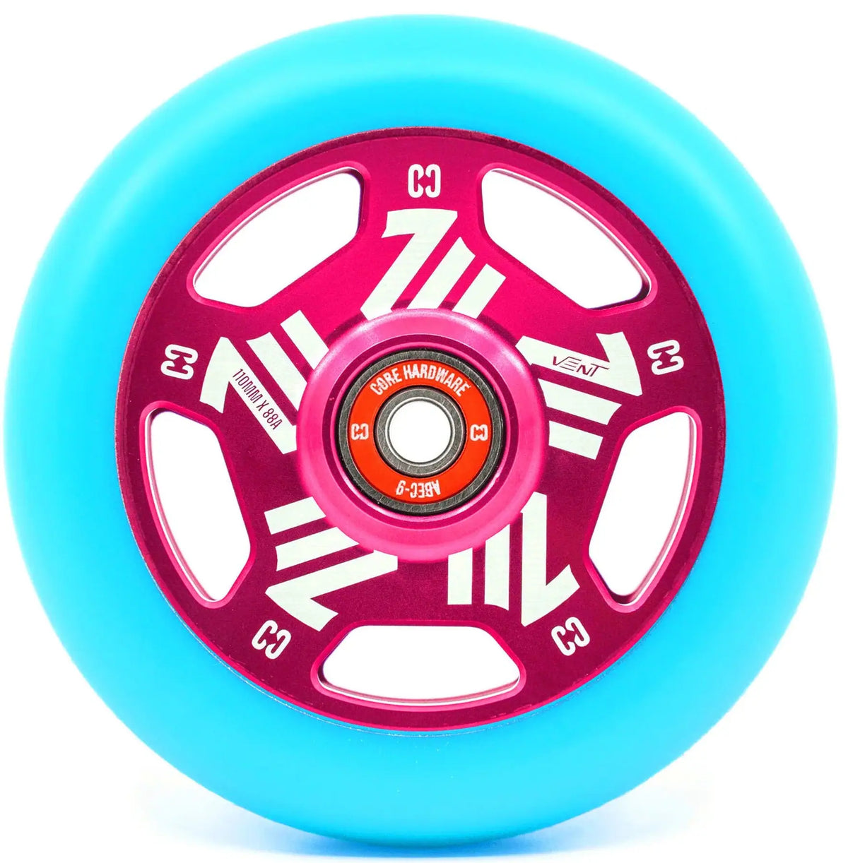Kolečko CORE Vent Hollow 110 Blue Pink