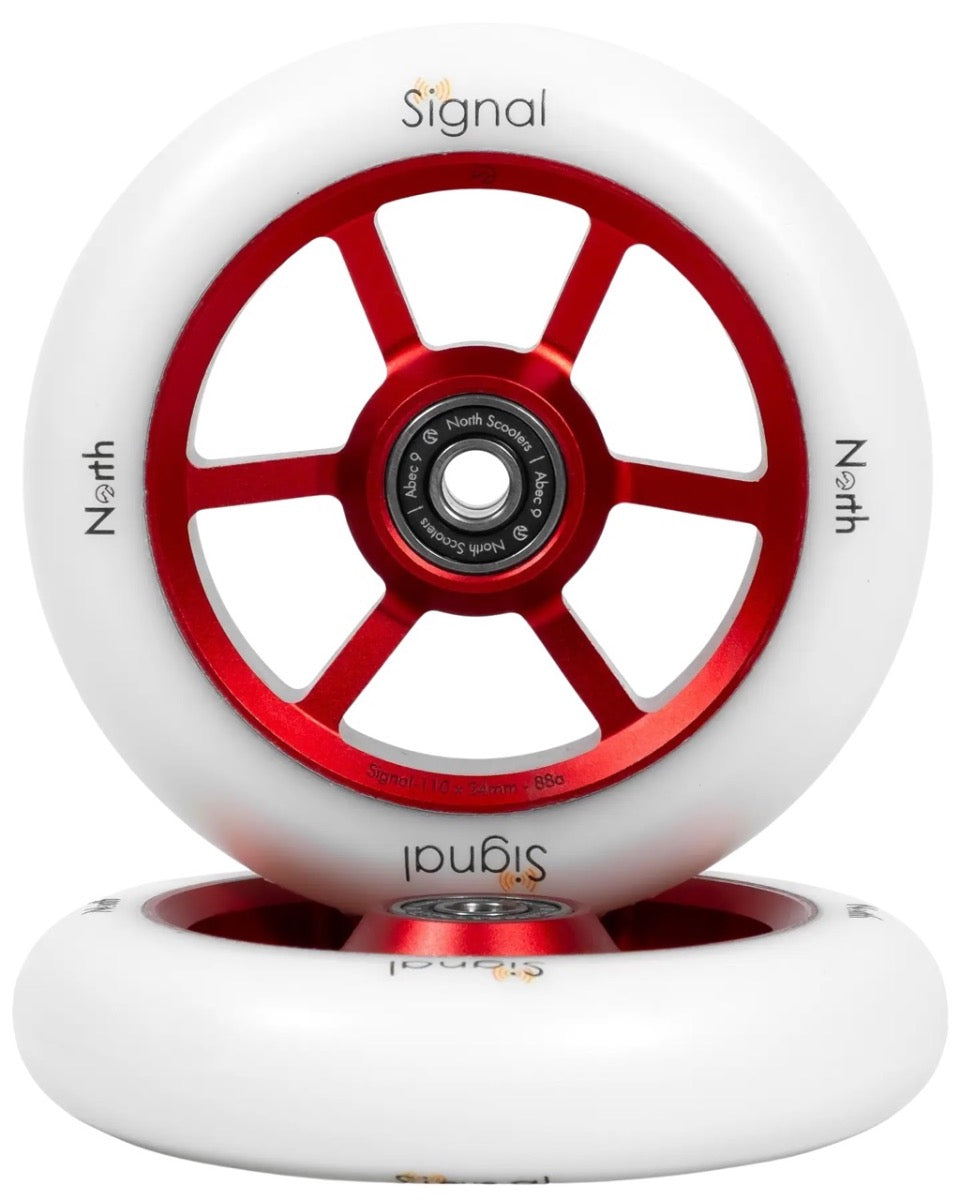 Kolečko North Signal V3 110 Red White
